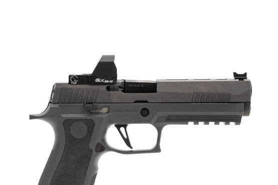 RS-15 pistol red dot sight mounted on a P320 slide